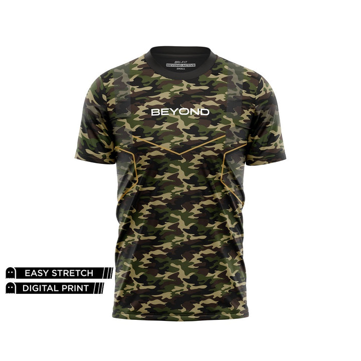 BEYOND UPDATED ORIGINAL CAMO DRY-FIT TEE