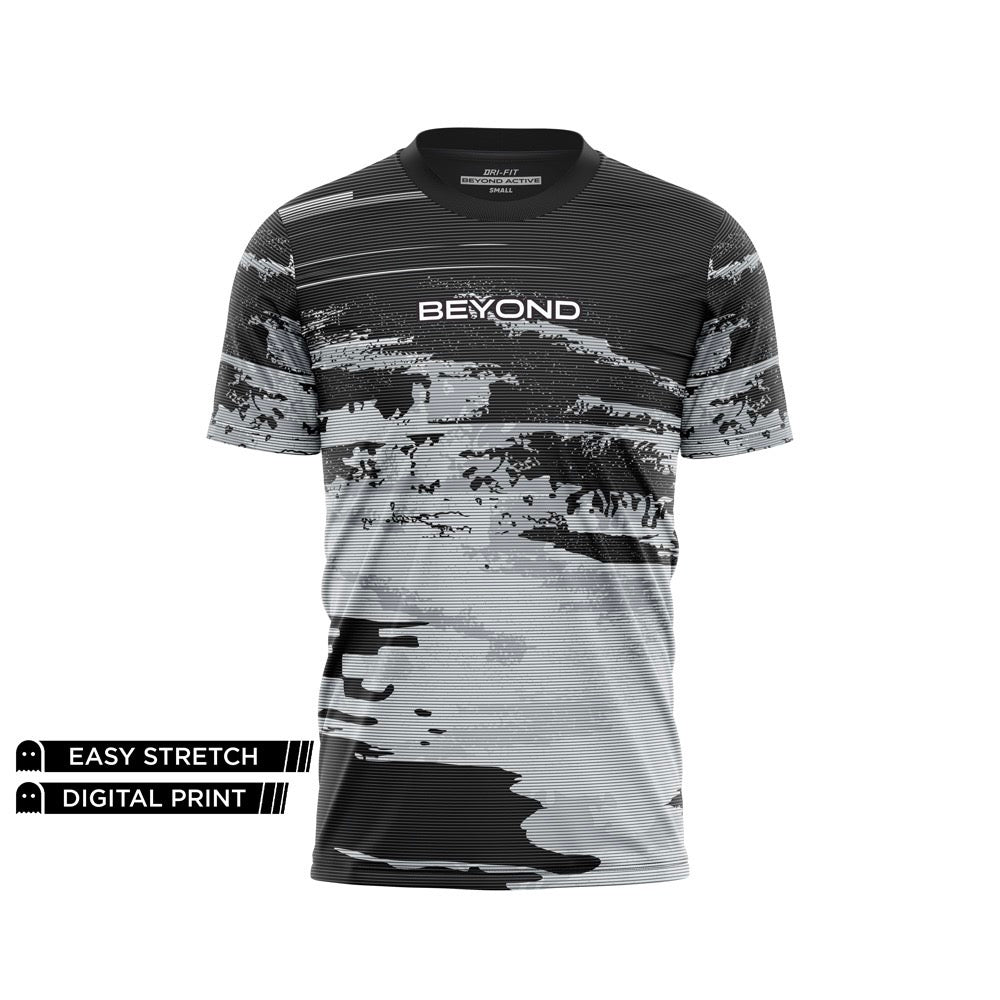 BEYOND - GREY EDGE LINING DRY FIT TEE