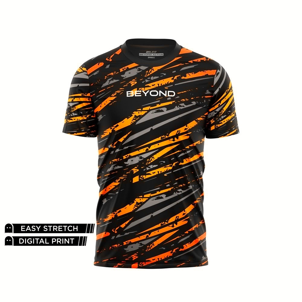 BEYOND TANGERINE PATTERN DRY-FIT TEE