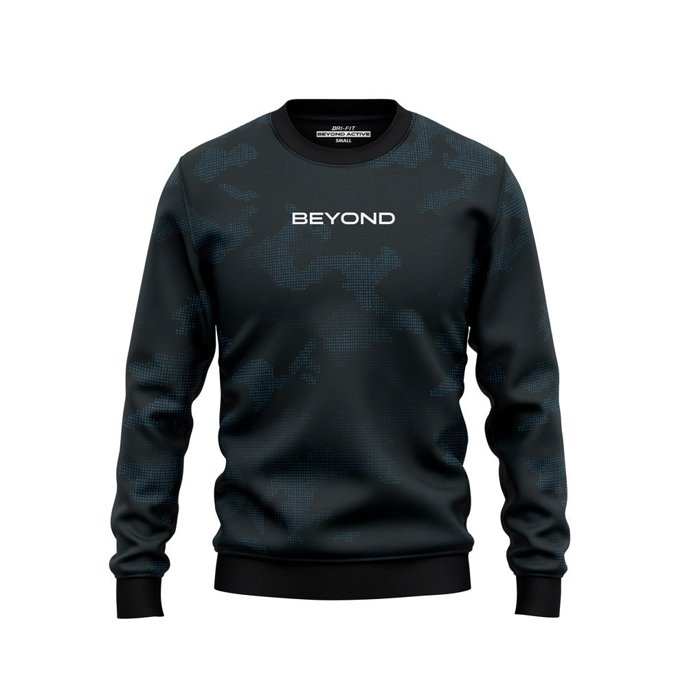 BLACK NAVY DIGITAL DOT CAMO - FRONT