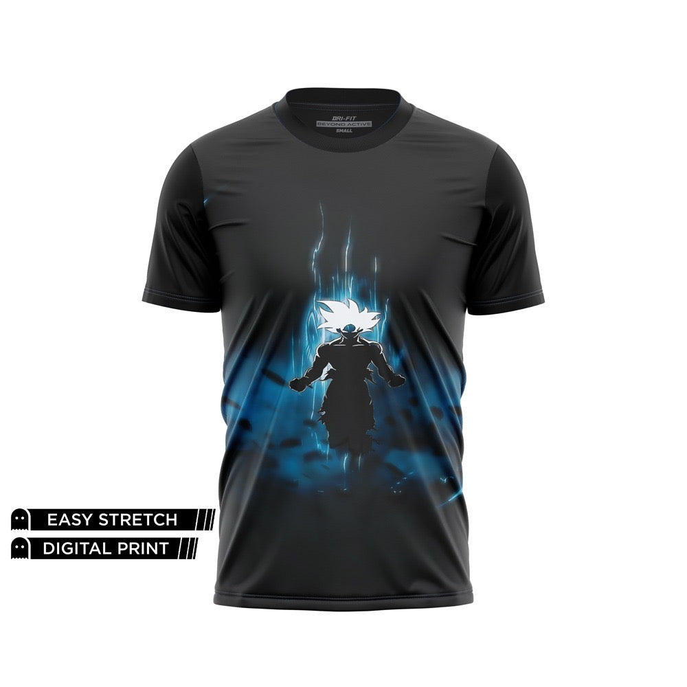 DIGITAL DRY-FIT TEE - GOKU ULTA INSTINCT WORRIOR
