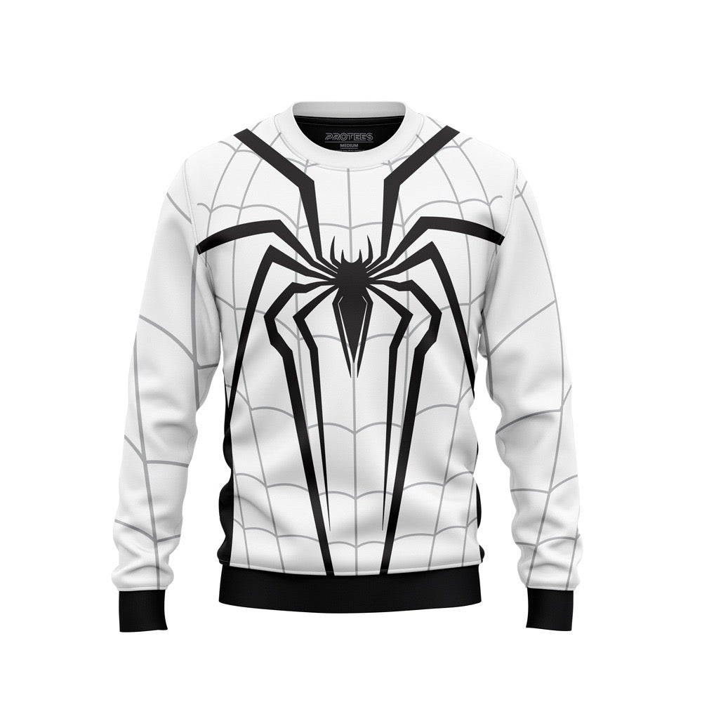 DIGITAL SWEATSHIRT -     WHITE SPIDER HERO SWEATSHIRT