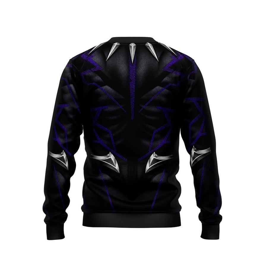 DIGITAL SWEATSHIRT - BLACK PANTHER COSTUME NEWURG0S-019
