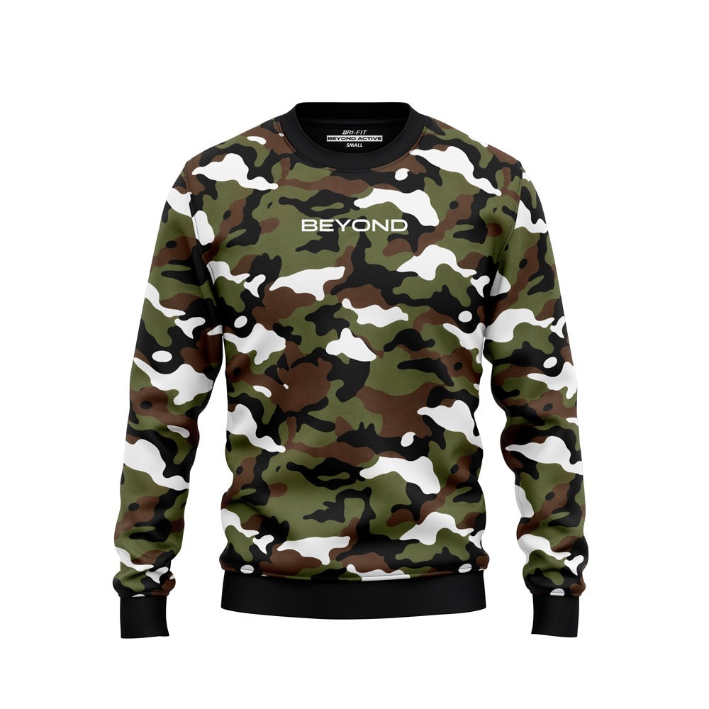 GREEN WHITE WOODLAND CAMO - FRONT
