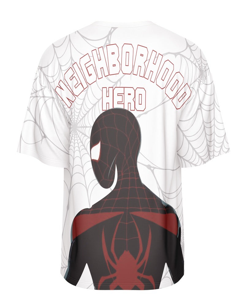 OVERSIZED DIGITAL DRY-FIT - SPIDER NEIGHBORHOOD HERO NEWURG0S-011