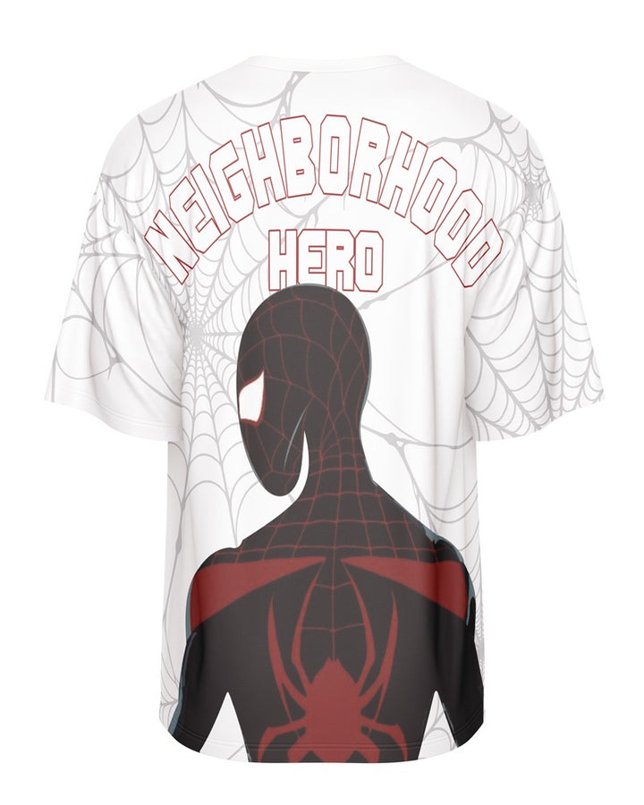 OVERSIZED DIGITAL DRY-FIT - SPIDER NEIGHBORHOOD HERO NEWURG0S-011