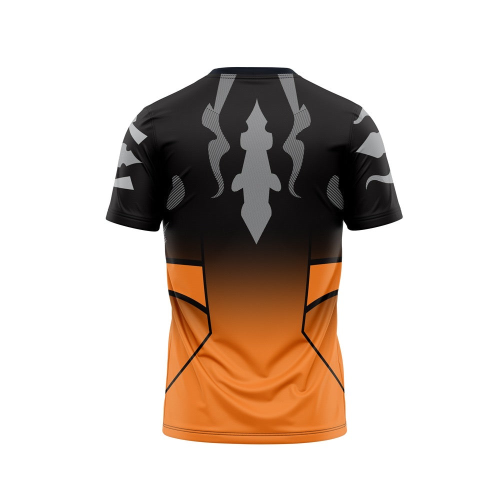 BEYOND STEALTH MOTION TANGERINE DRY-FIT TEE