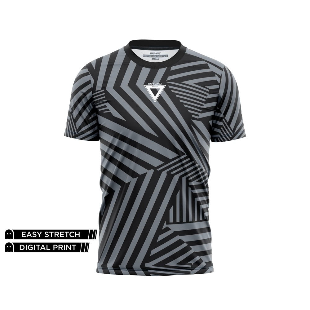 BEYOND SMOKE FLOW LINES DRY-FIT TEE