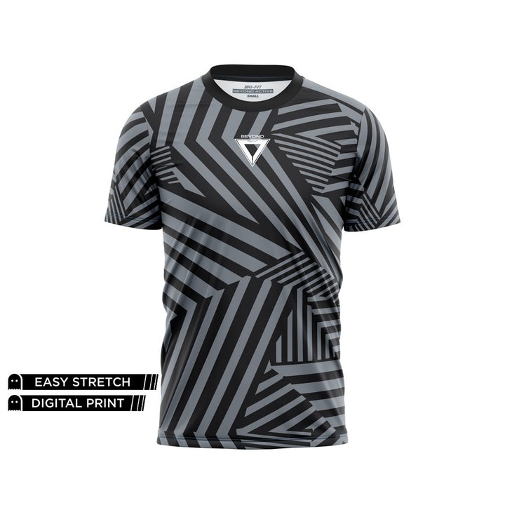 BEYOND SMOKE FLOW LINES DRY-FIT TEE NEWURG