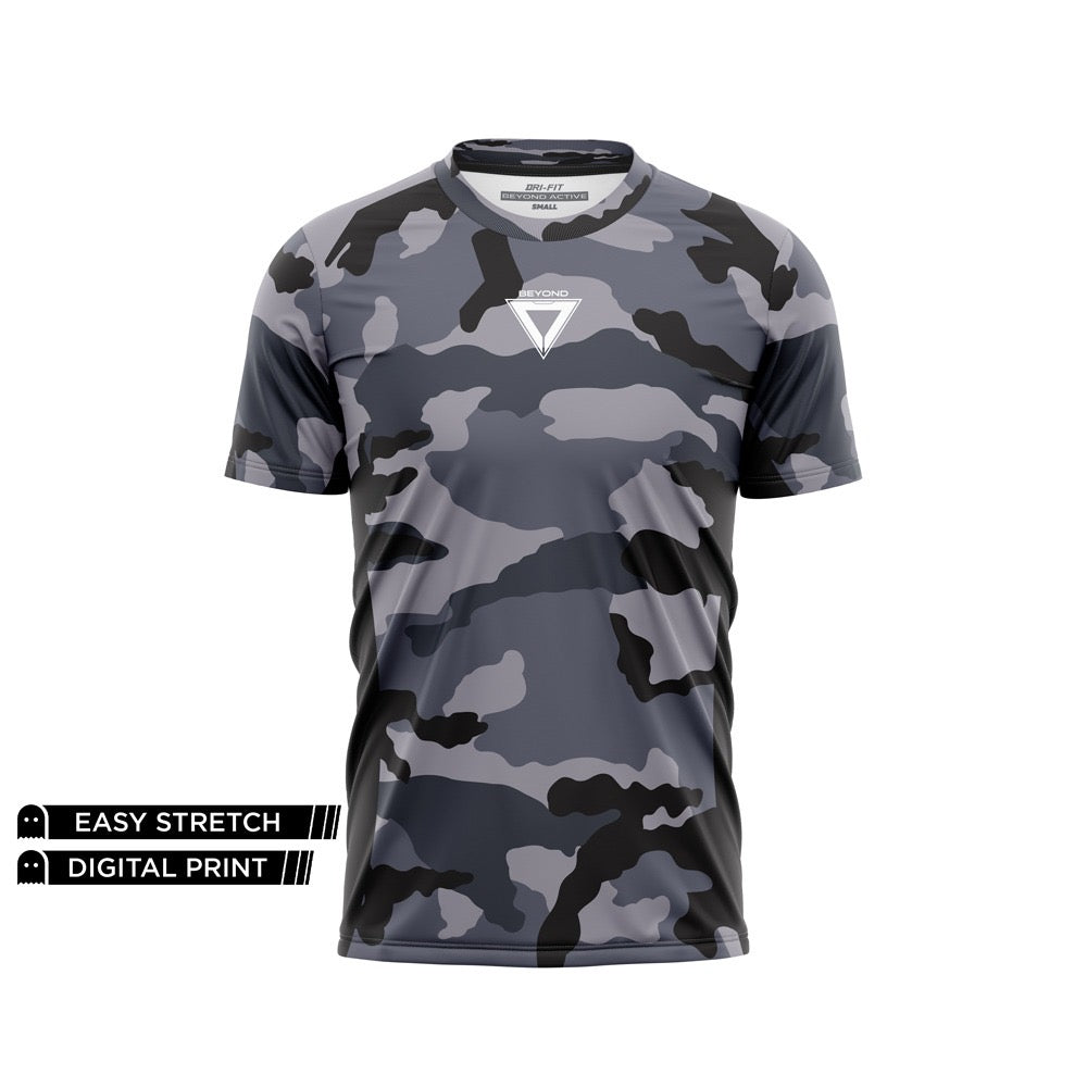 BEYOND ASH CAMO DRY-FIT TEE