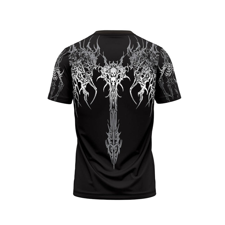 BEYOND SMOKE INFERNAL SPINE DRY-FIT TEE NEWURG