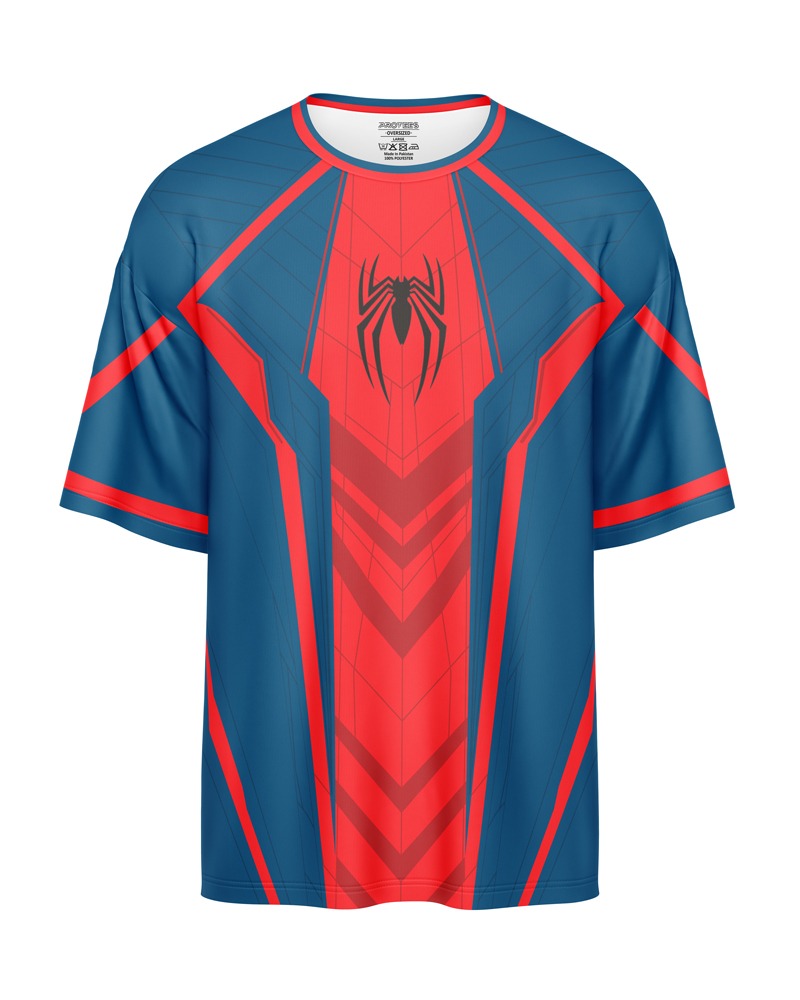 OVERSIZED DIGITAL DRY-FIT - SCARLET SHADOW SPIDERMAN NEWURG0S-007