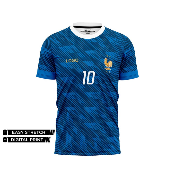 FOOTBALL TEE - MBAPPE FRANCE HOME JERSEY NEWURG
