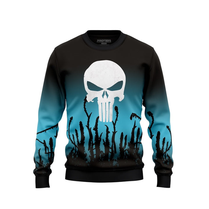 DIGITAL SWEATSHIRT - PUNISHER FEROZI GRADIENT NEWURG0S-016