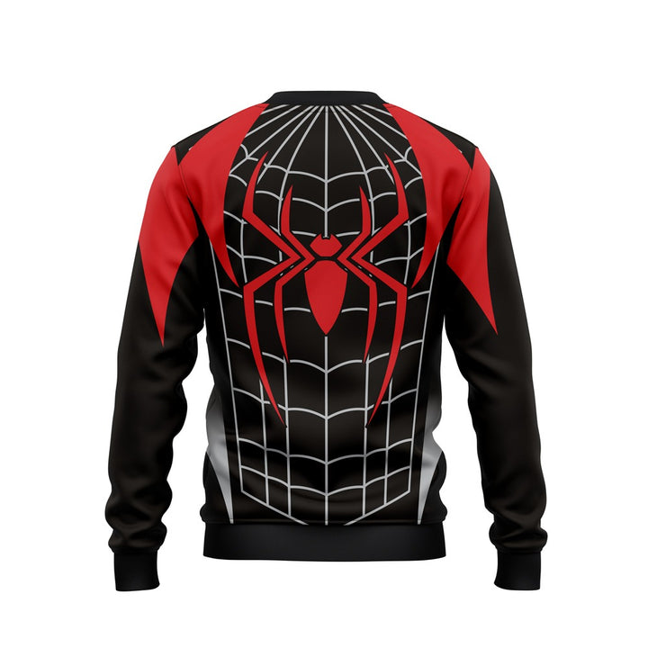 DIGITAL SWEATSHIRT - BLACK CRIMSON SPIDERMAN NEWURG