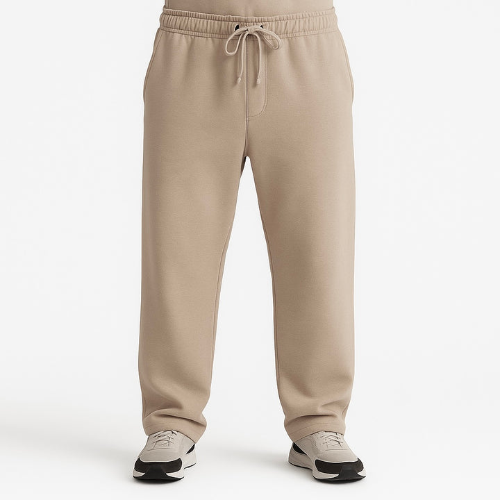 SAND STONE RELAXED FIT TERRY BOTTOM