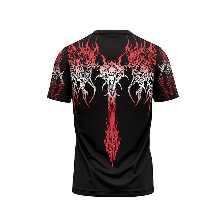 BEYOND RED INFERNAL SPINE DRY-FIT TEE