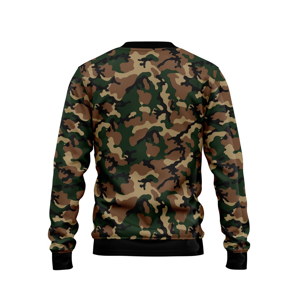 KHAKI BROWN WOODLAND CAMO - BACK