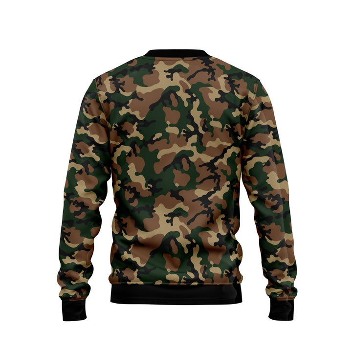 KHAKI BROWN WOODLAND CAMO - BACK