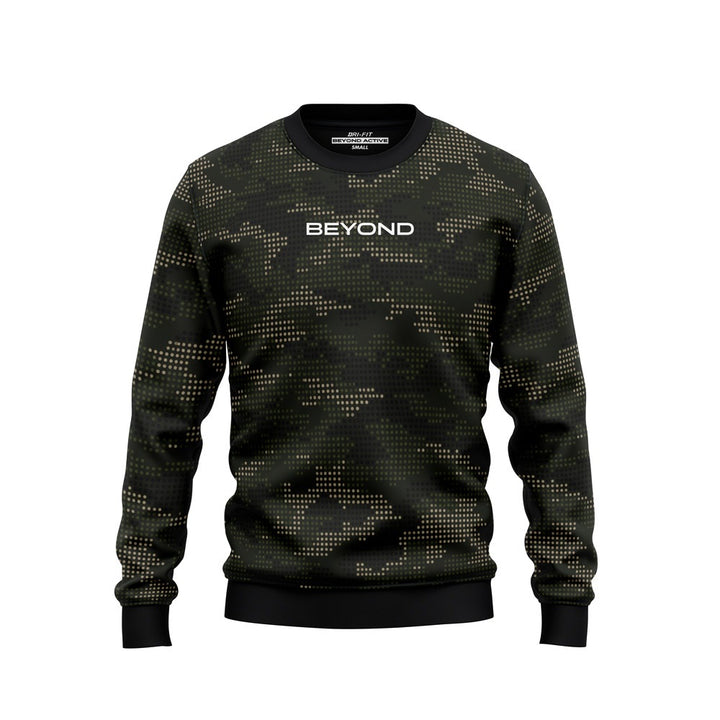 DARK GREEN DIGITAL PIXEL CAMO - FRONT