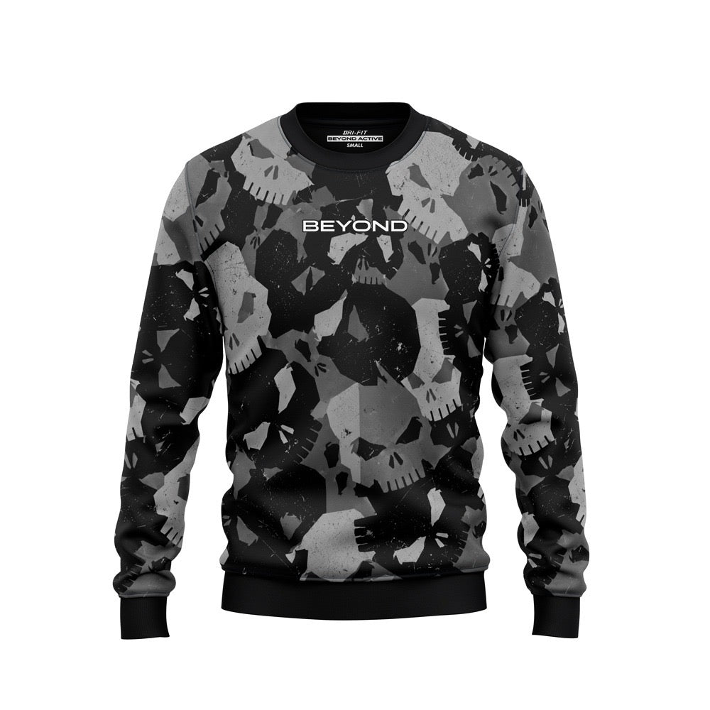 CHARCOAL SKULL CAMO - FRONT