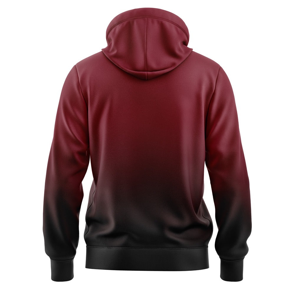 BEYOND MAROON GRADIENT - DIGITAL HOODIE