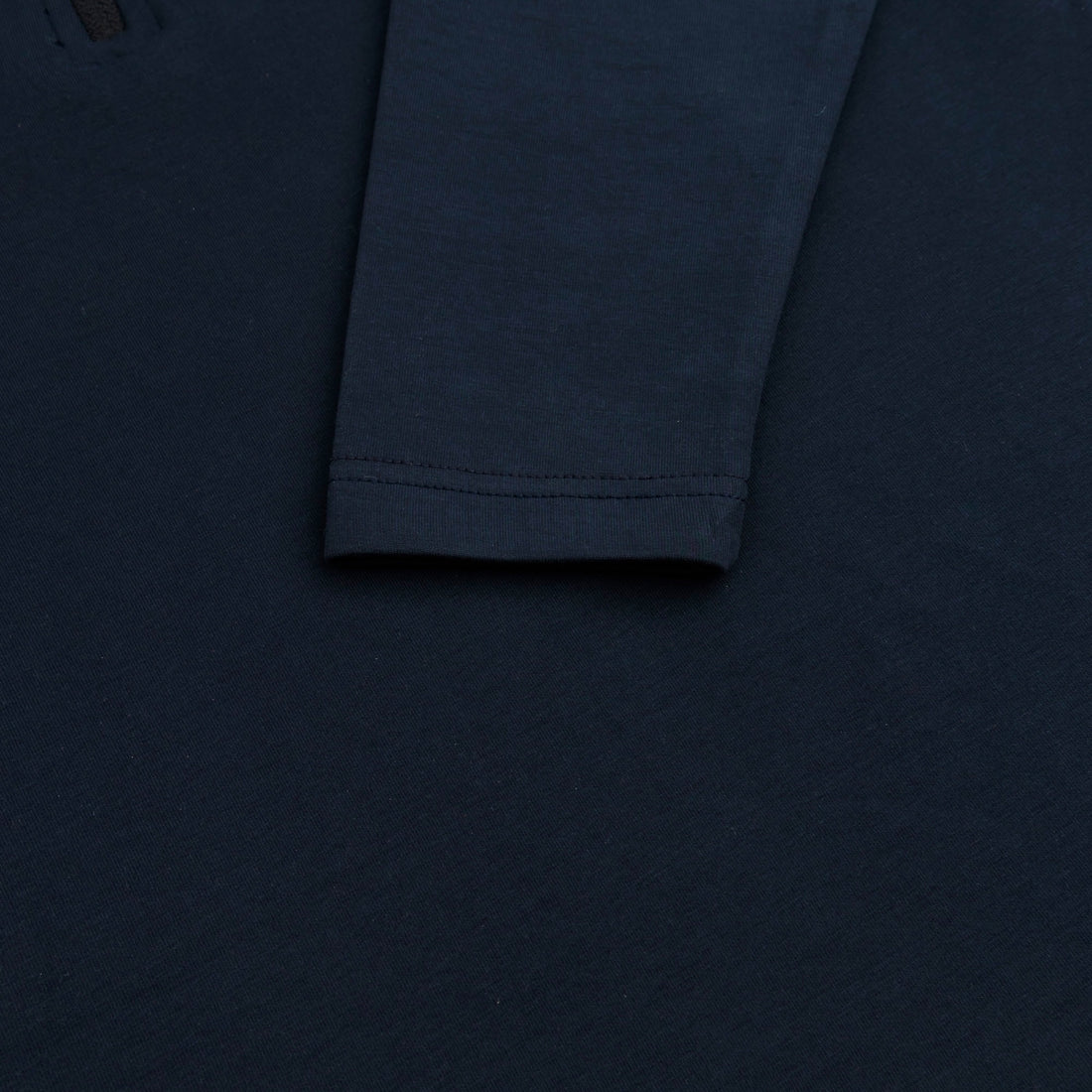 DARK NAVY HALF ZIPPER MOCK NECK