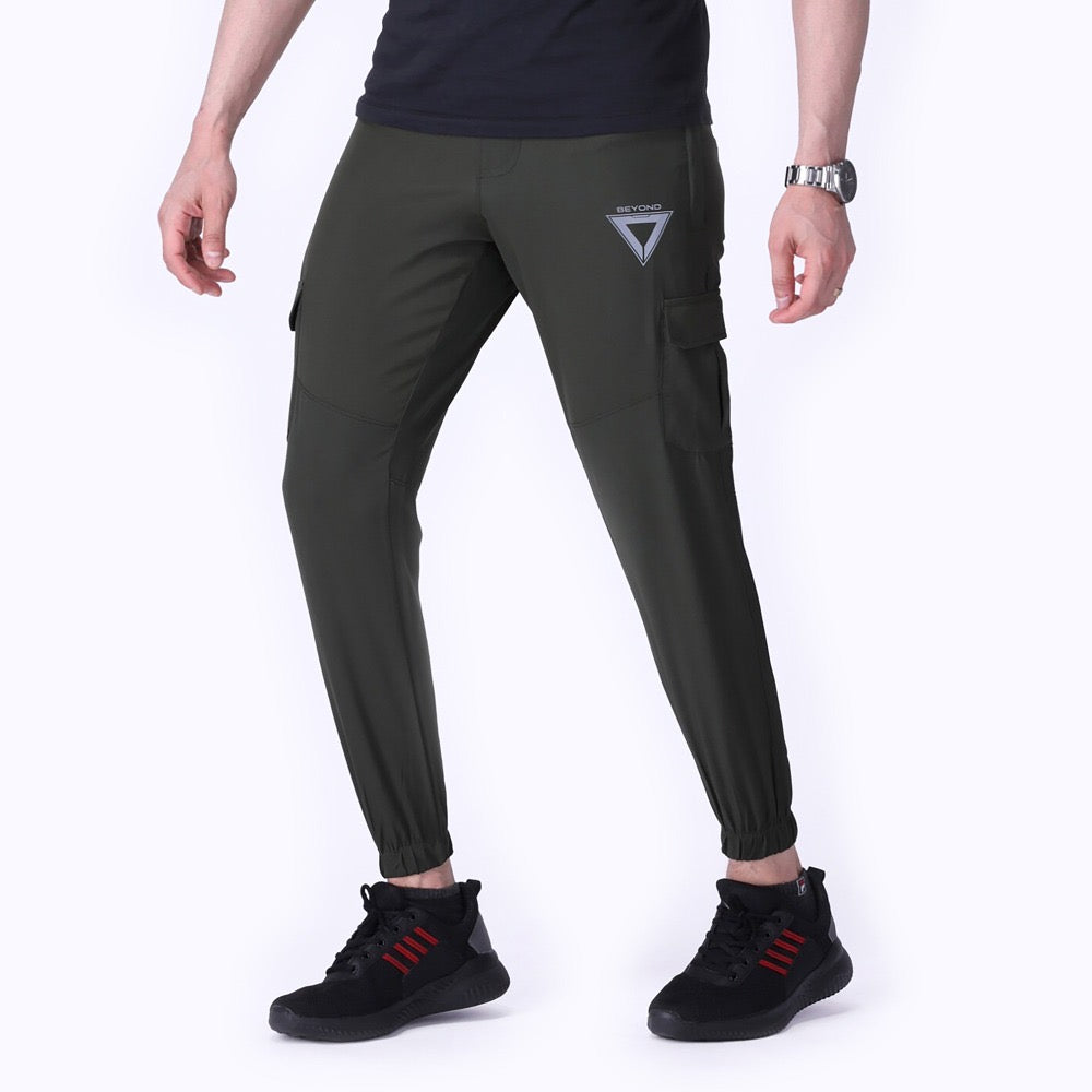 BEYOND MICRO STRETCH ARMY GREEN BOTTOM