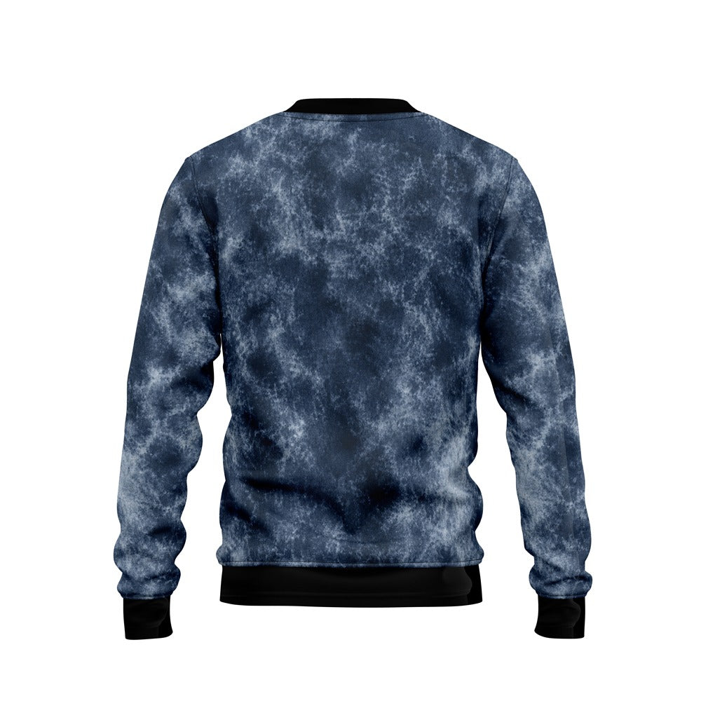 NAVY BLUE TIE-DYE CAMO - BACK
