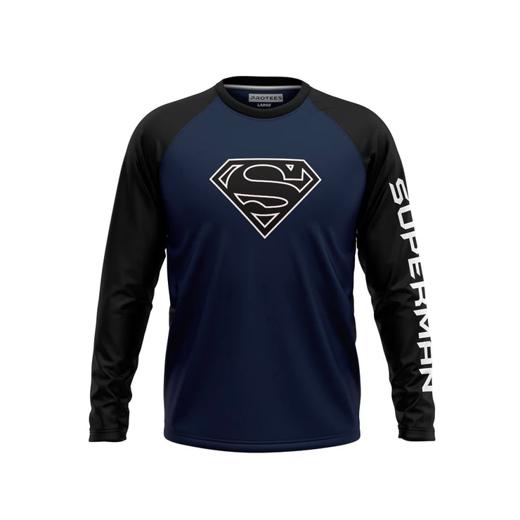 VOLUME 7 - SUPERMAN NAVY BLACK  F/S RAGLAN