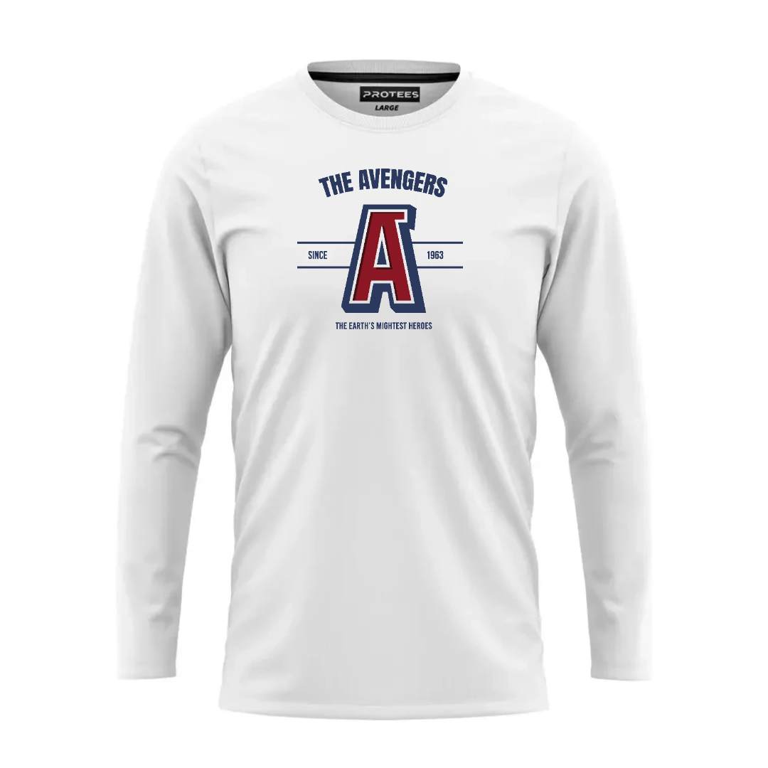 DTF - WHITE THE AVENGERS MIGHTEST HEREOS FULL SLEEVES