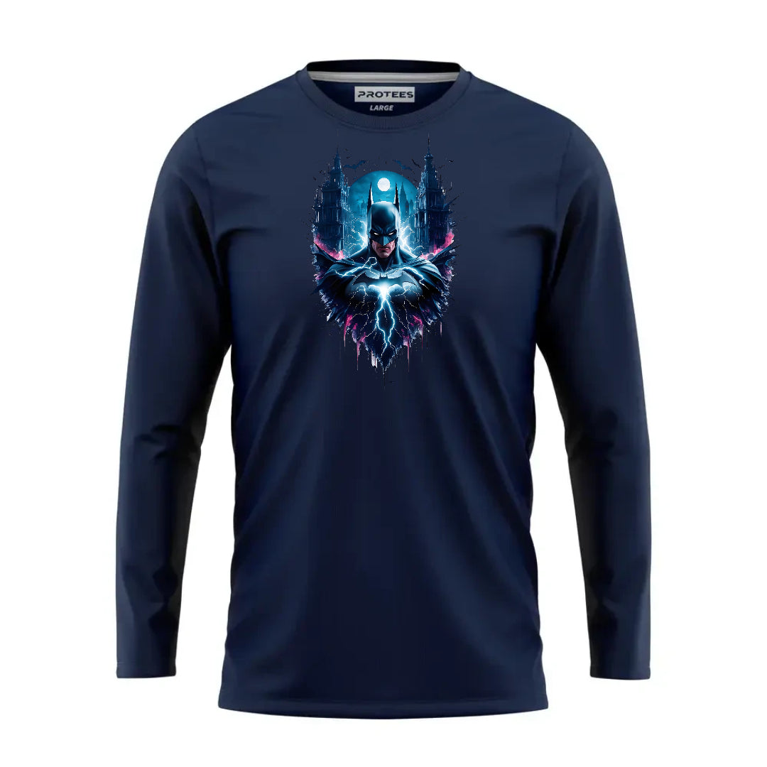 DTF - NAVY ELECTRIC BATMAN FULL SLEEVES