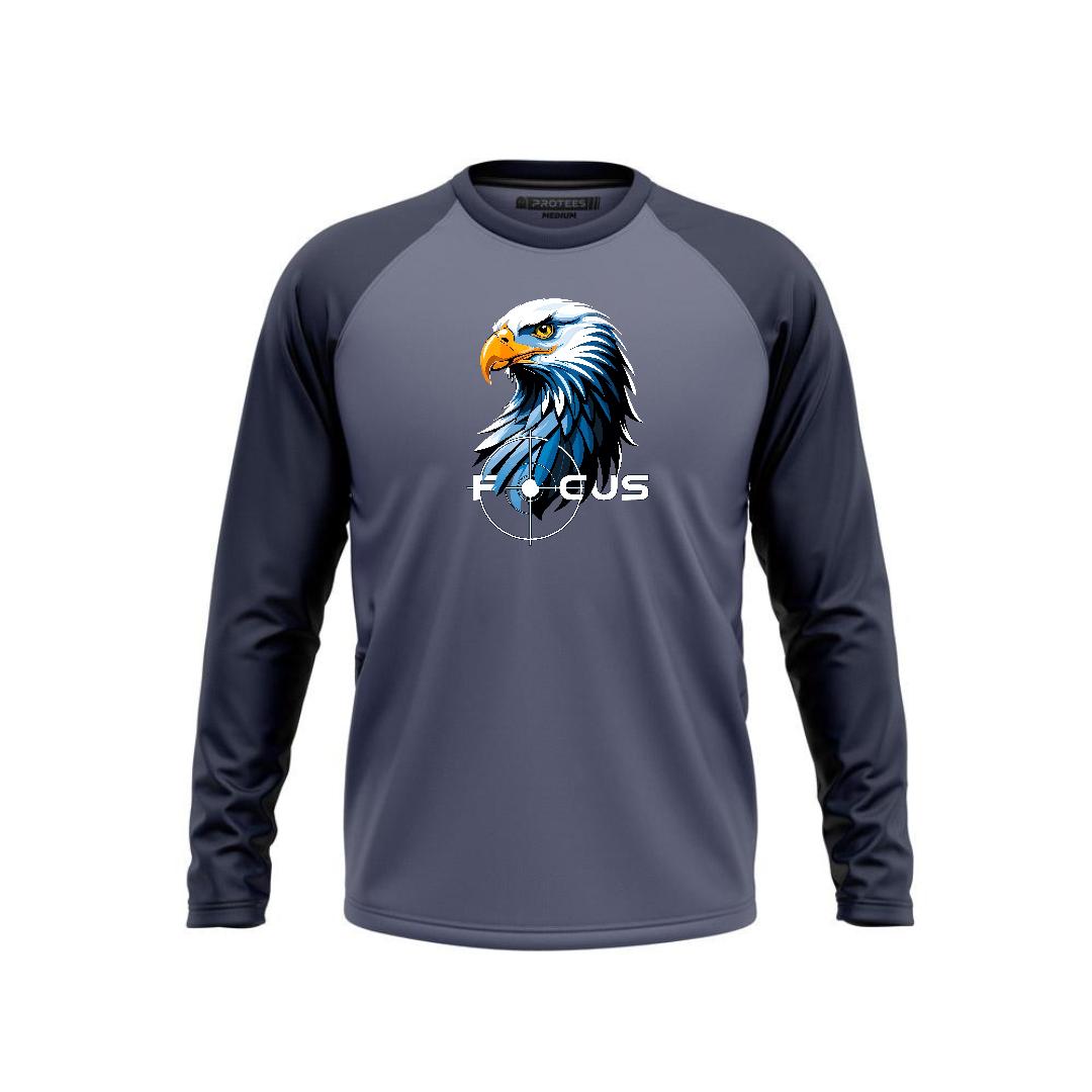 DTF - TEAL BLUE RAGLAN EAGLE FOCUS F/S