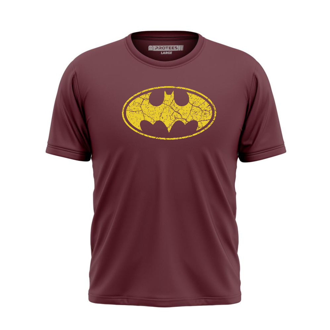 DTF -  CRACKING MUSTARD BATMAN LOGO TEE