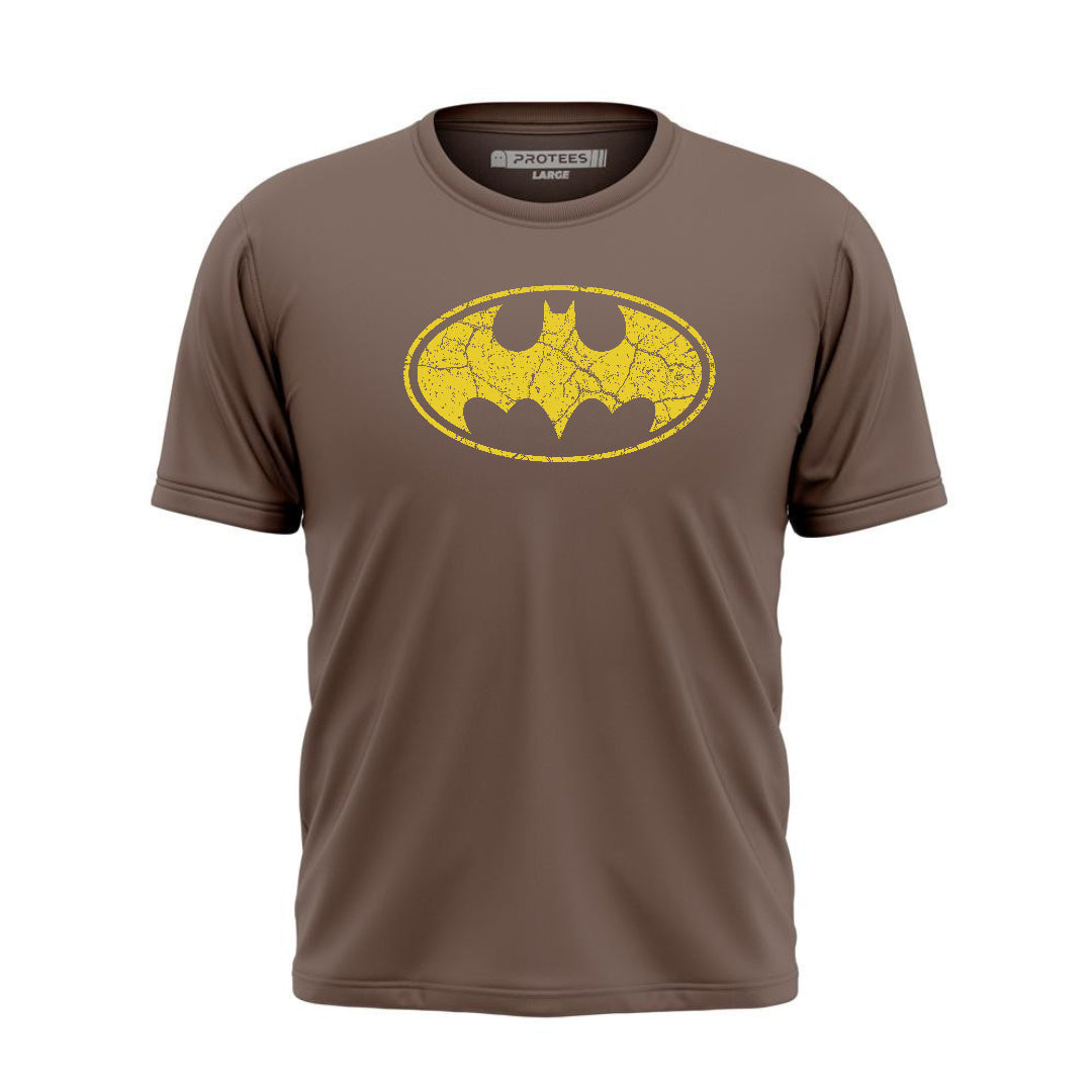 DTF -  CRACKING MUSTARD BATMAN LOGO TEE