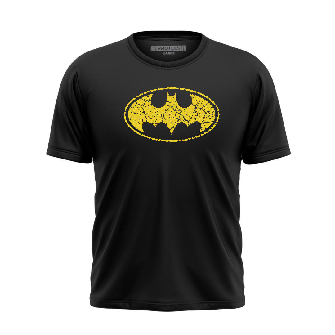 DTF -  CRACKING MUSTARD BATMAN LOGO TEE