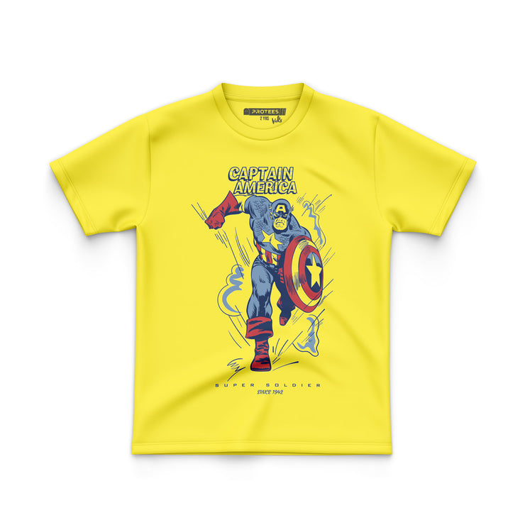 JUNIOR - YELLOW CAPTAIN AMERICA