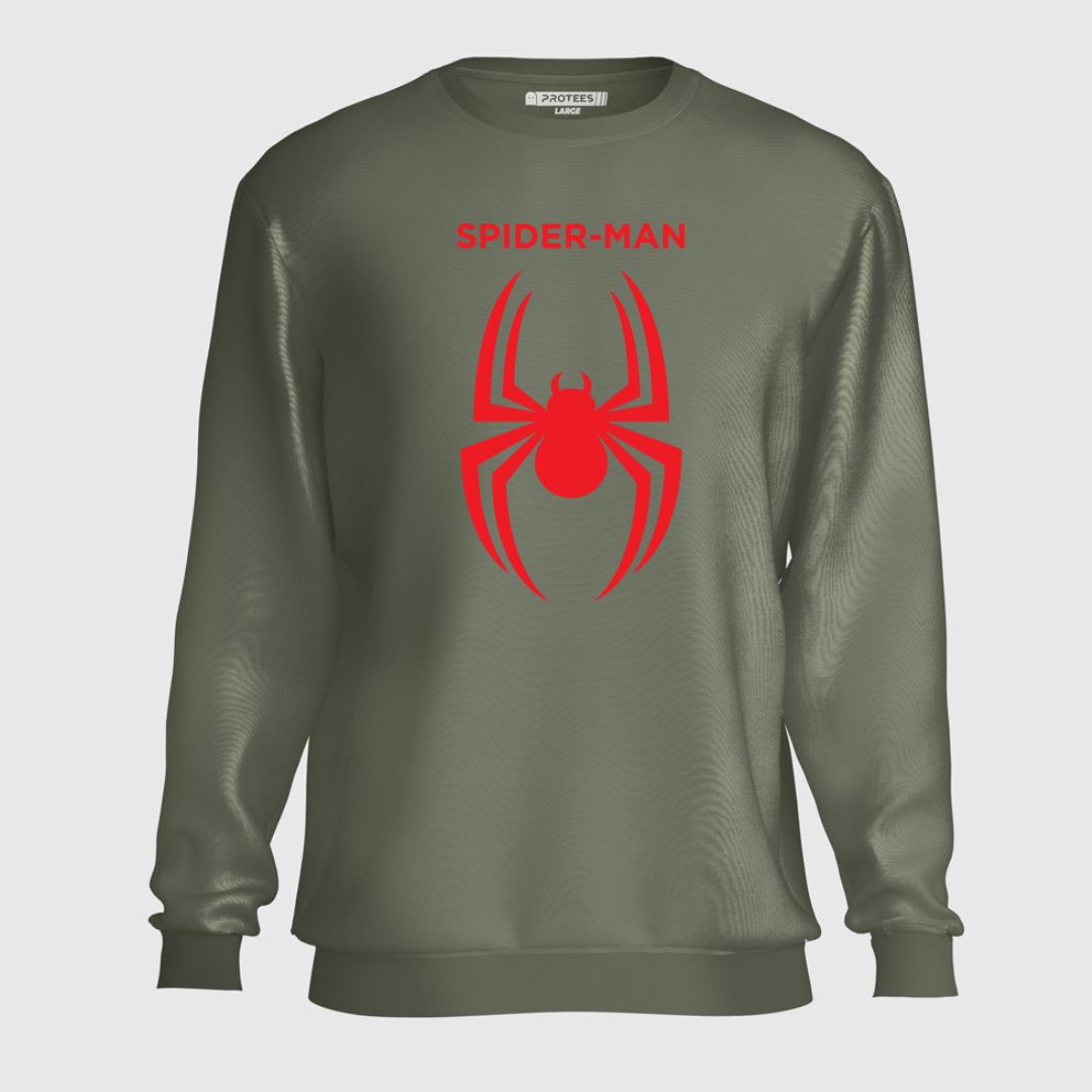 DTF - SPIDERMAN RED LOGO SWEATSHIRT