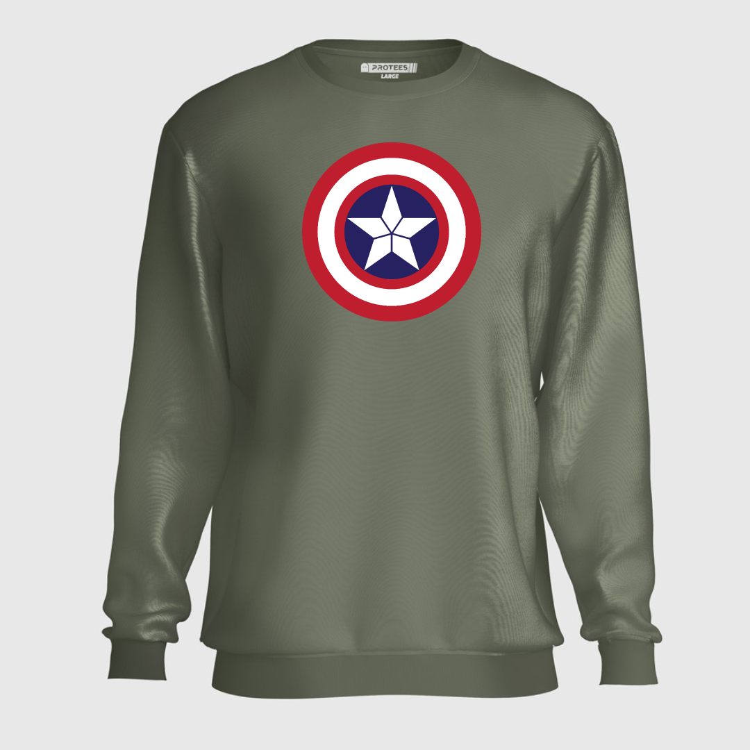 DTF - CAPTAIN AMERICA SHIELD SWEATSHIRT