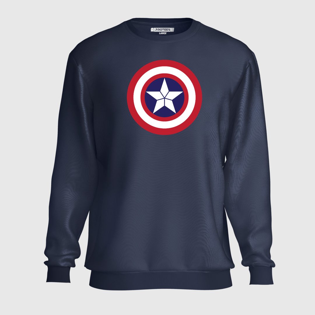 DTF - CAPTAIN AMERICA SHIELD SWEATSHIRT