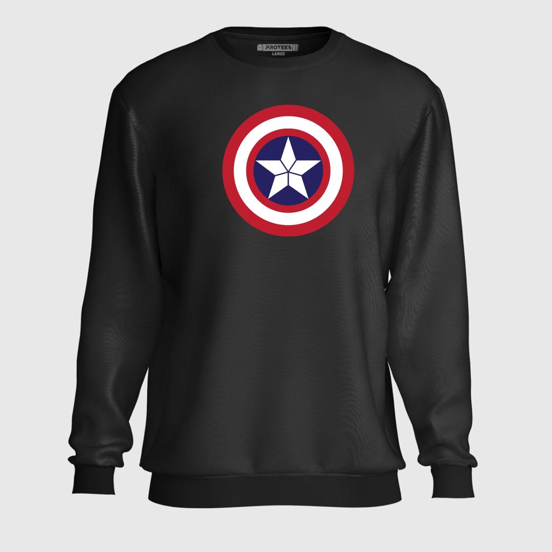 DTF - CAPTAIN AMERICA SHIELD SWEATSHIRT