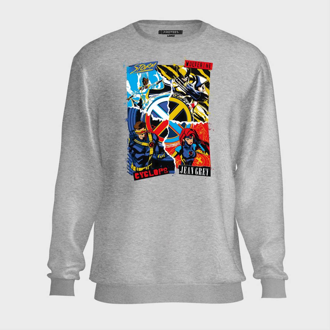 DTF - STROM WOLVERINE CYCLOPS JEAN GREY SWEATSHIRT