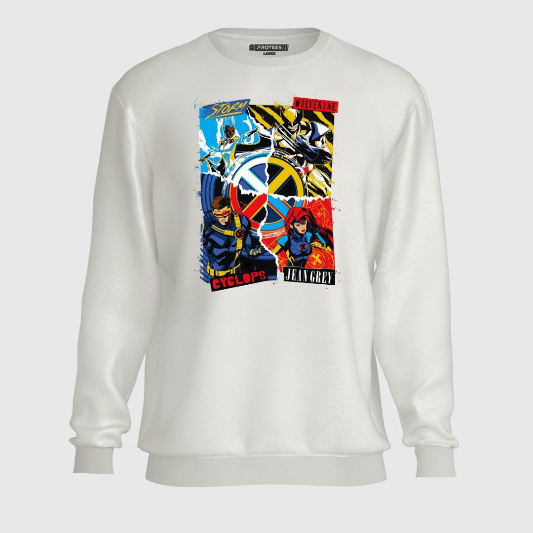 DTF - STROM WOLVERINE CYCLOPS JEAN GREY SWEATSHIRT