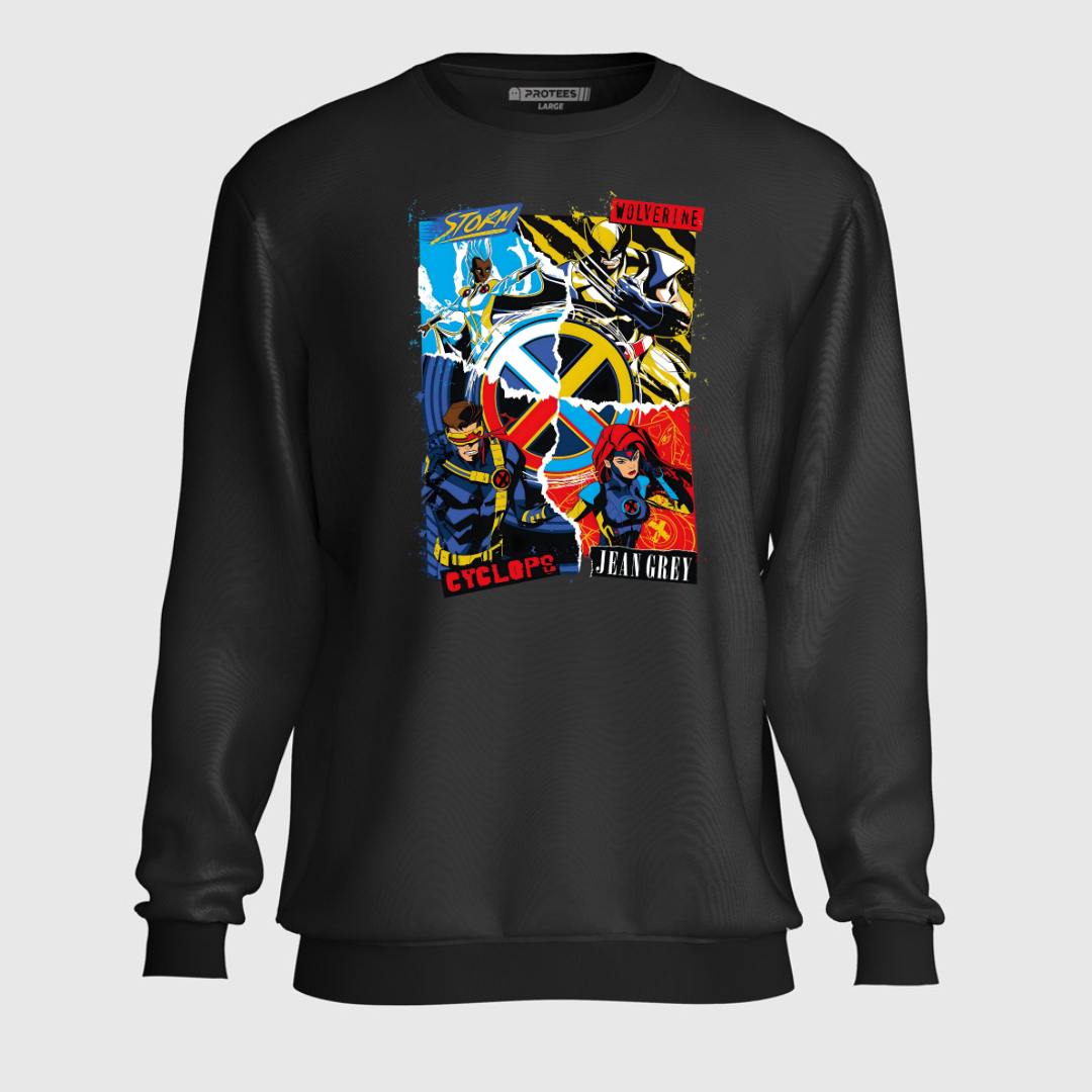 DTF - STROM WOLVERINE CYCLOPS JEAN GREY SWEATSHIRT