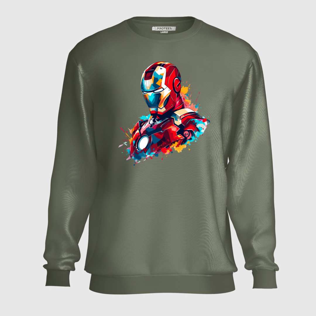 DTF - IRONMAN RAINBOW SWEATSHIRT