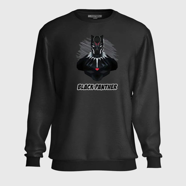 LEFTOVER DTF - BLACK PANTHER SWEATSHIRT
