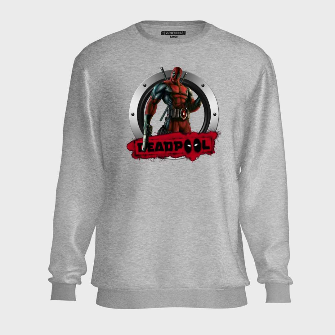 DTF - DEADPOOL SILVER SHIELD SWEATSHIRT