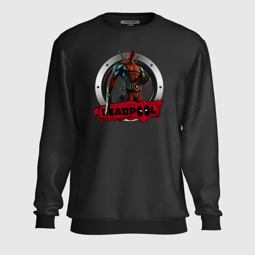 DTF - DEADPOOL SILVER SHIELD SWEATSHIRT