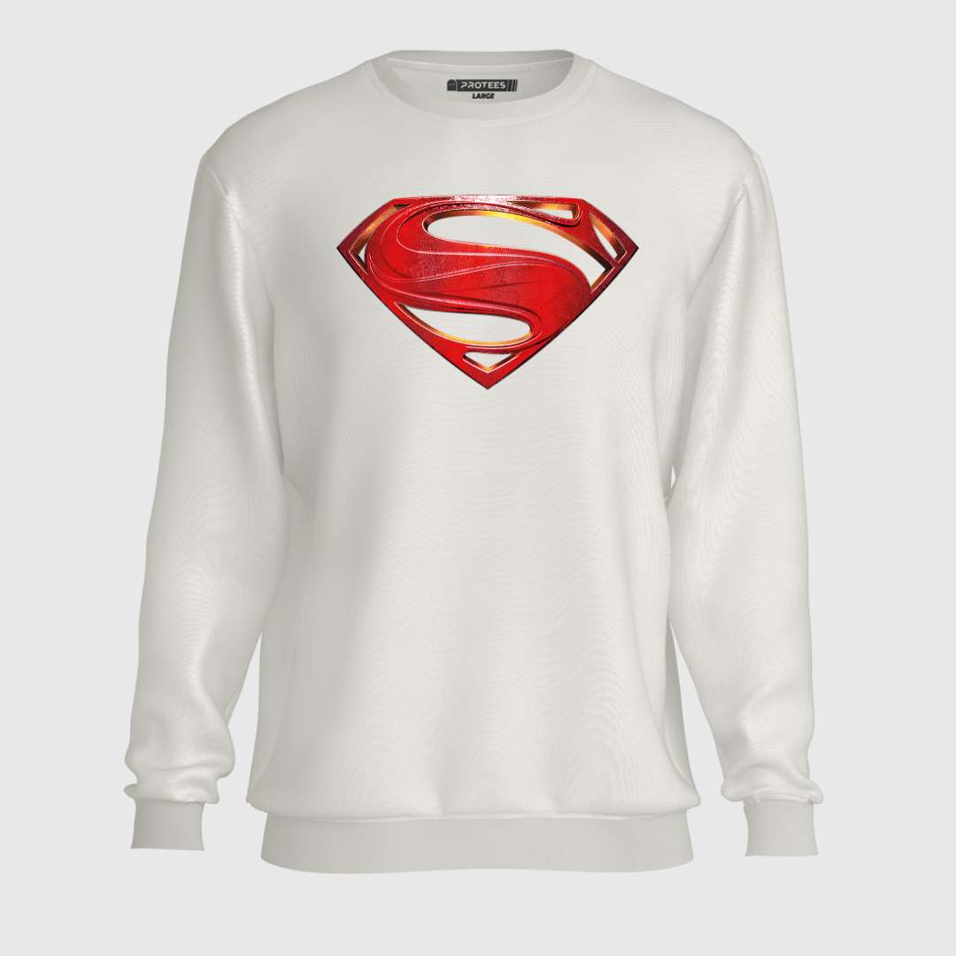 SUPERMAN GLOSSY SHIELD SWEATSHIRT