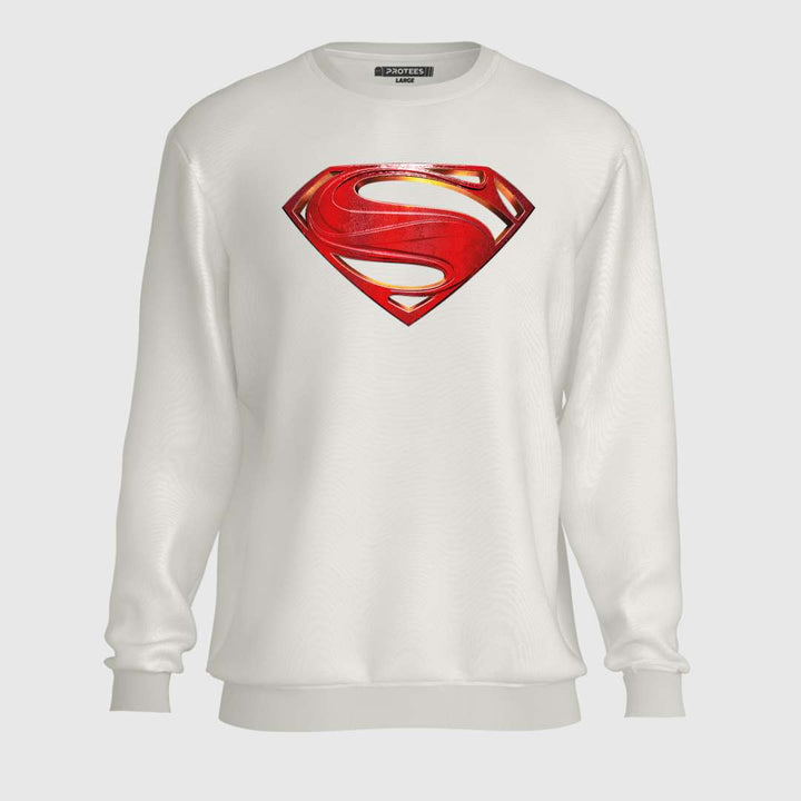 SUPERMAN GLOSSY SHIELD SWEATSHIRT